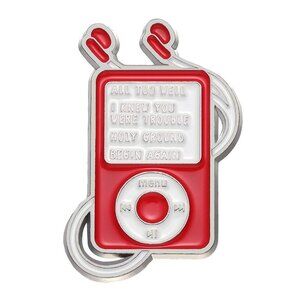 TAYLOR SWIFT ALL TOO WELL IPOD OIL DRIPPED ENAMEL PIN LAPEL PIN BROOCH NWT